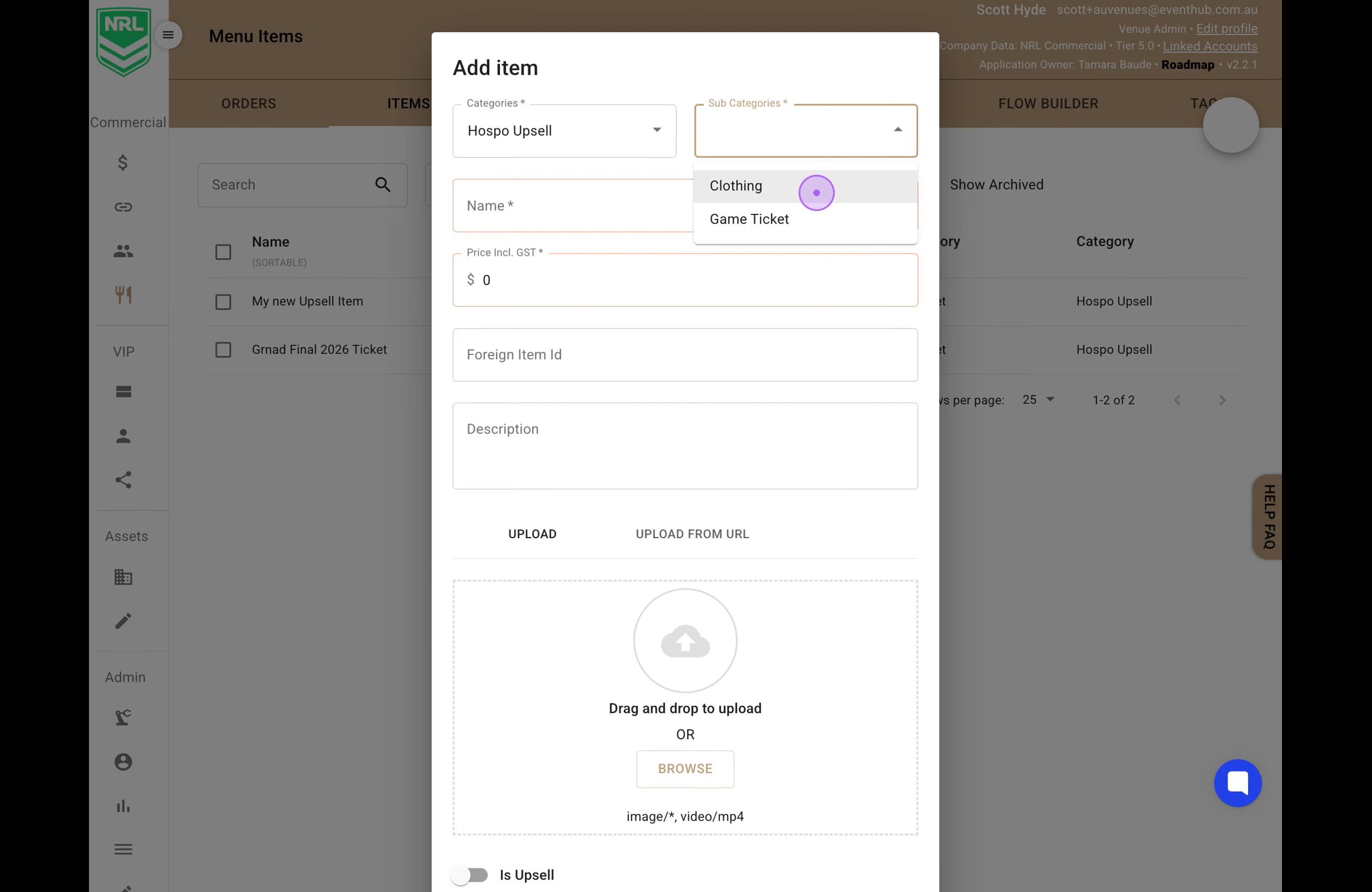 Select Categories