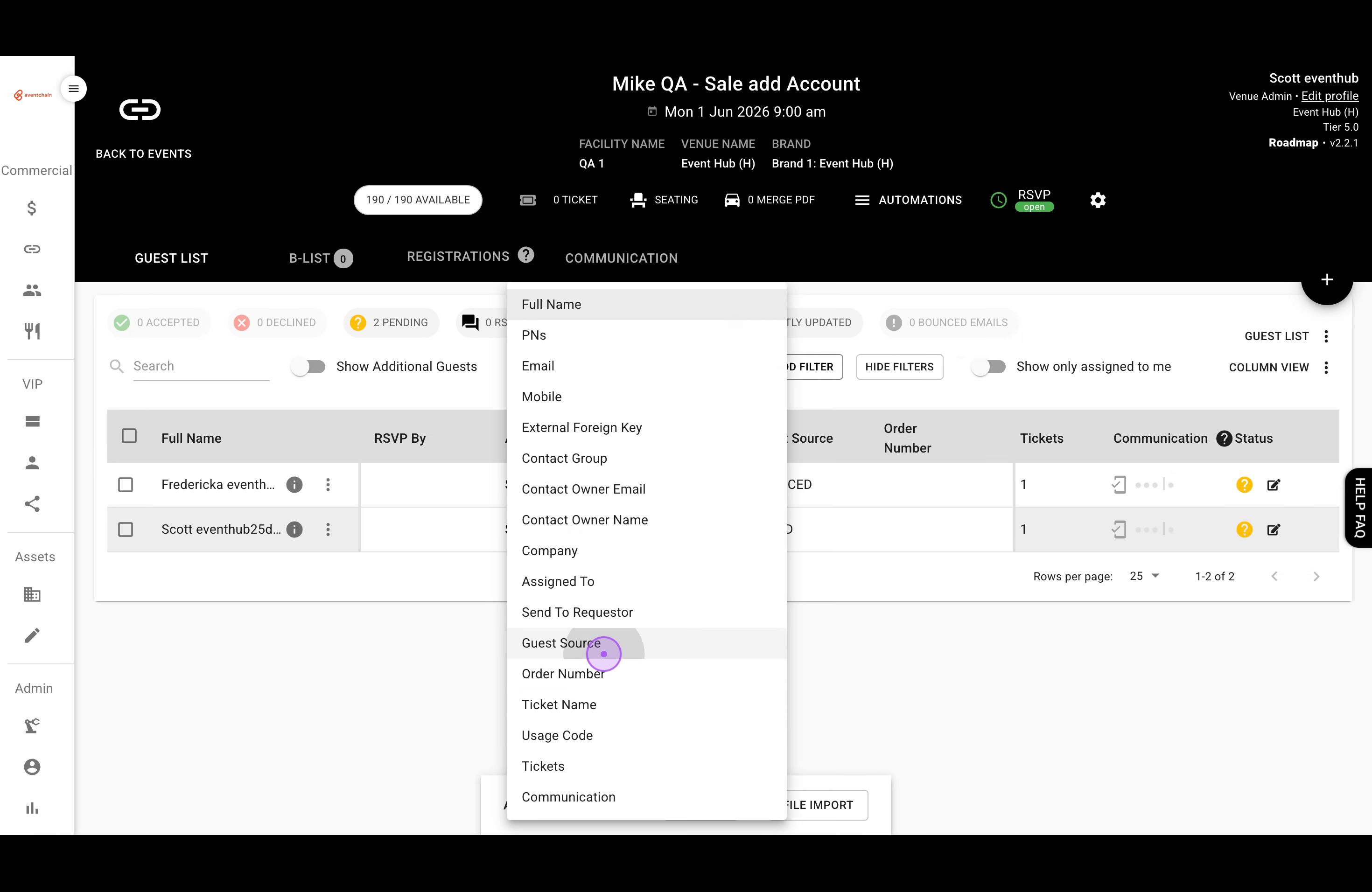 Access Smart Filters