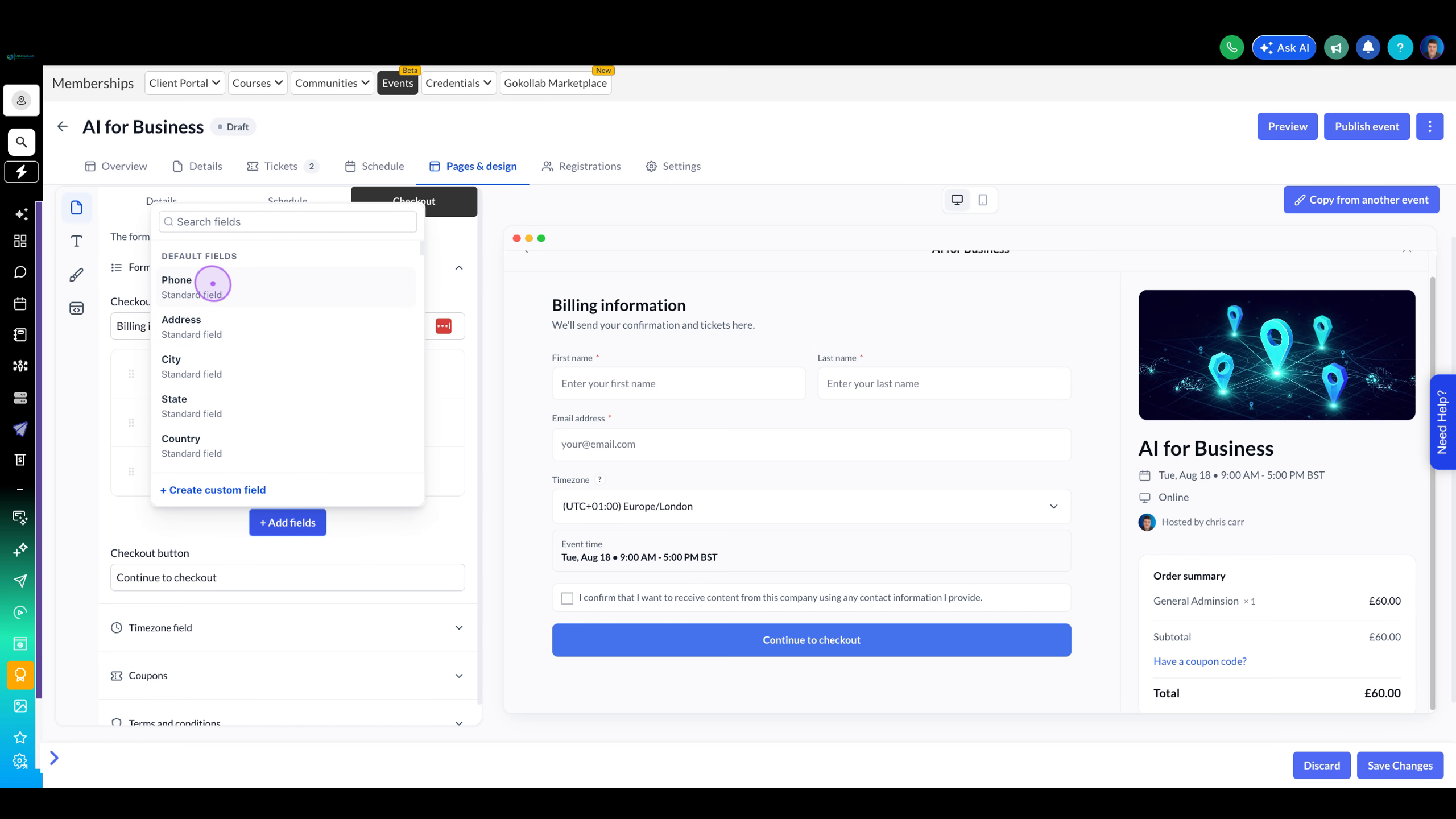 Add form fields
