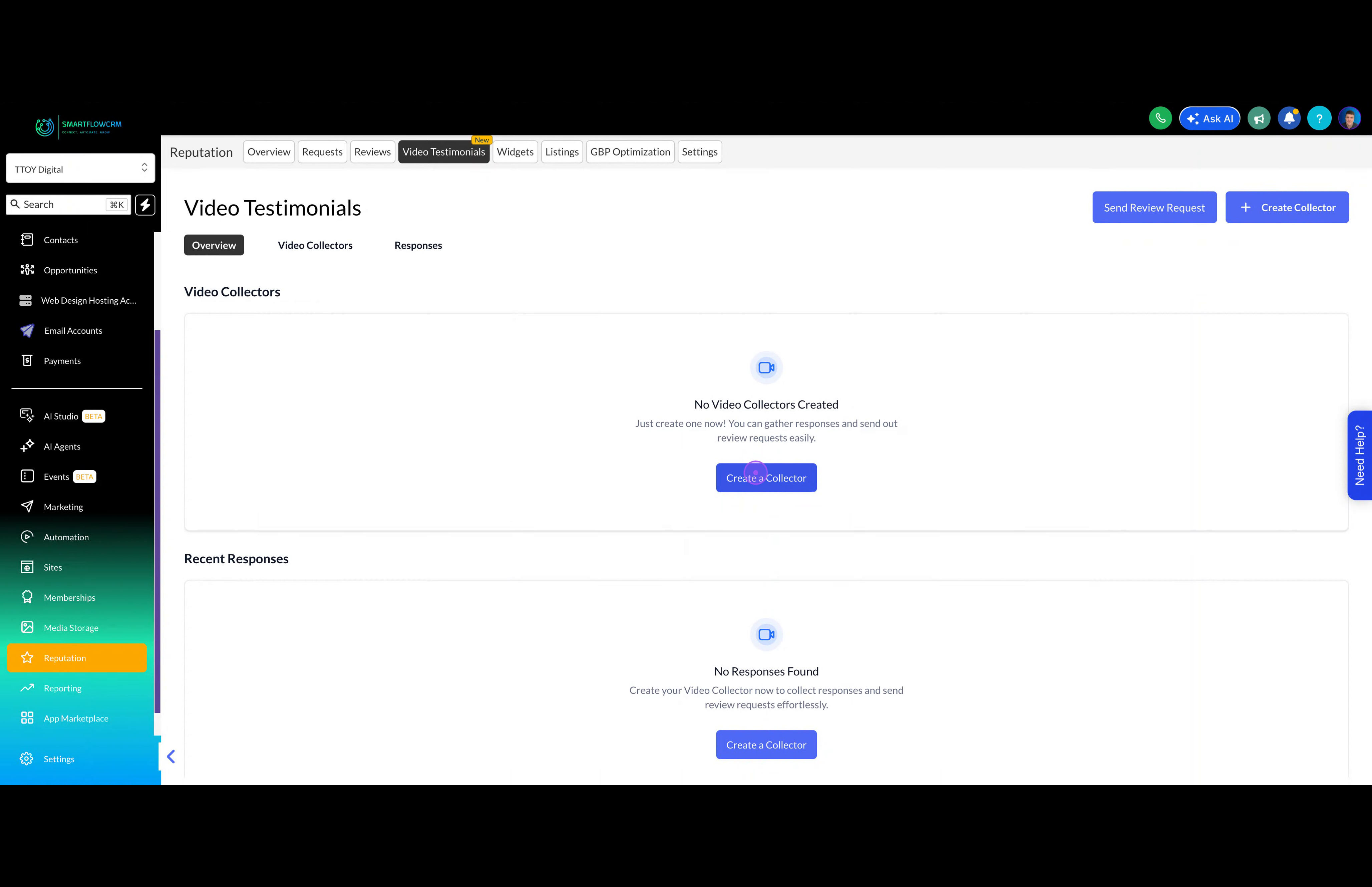 Create a new Video Collector