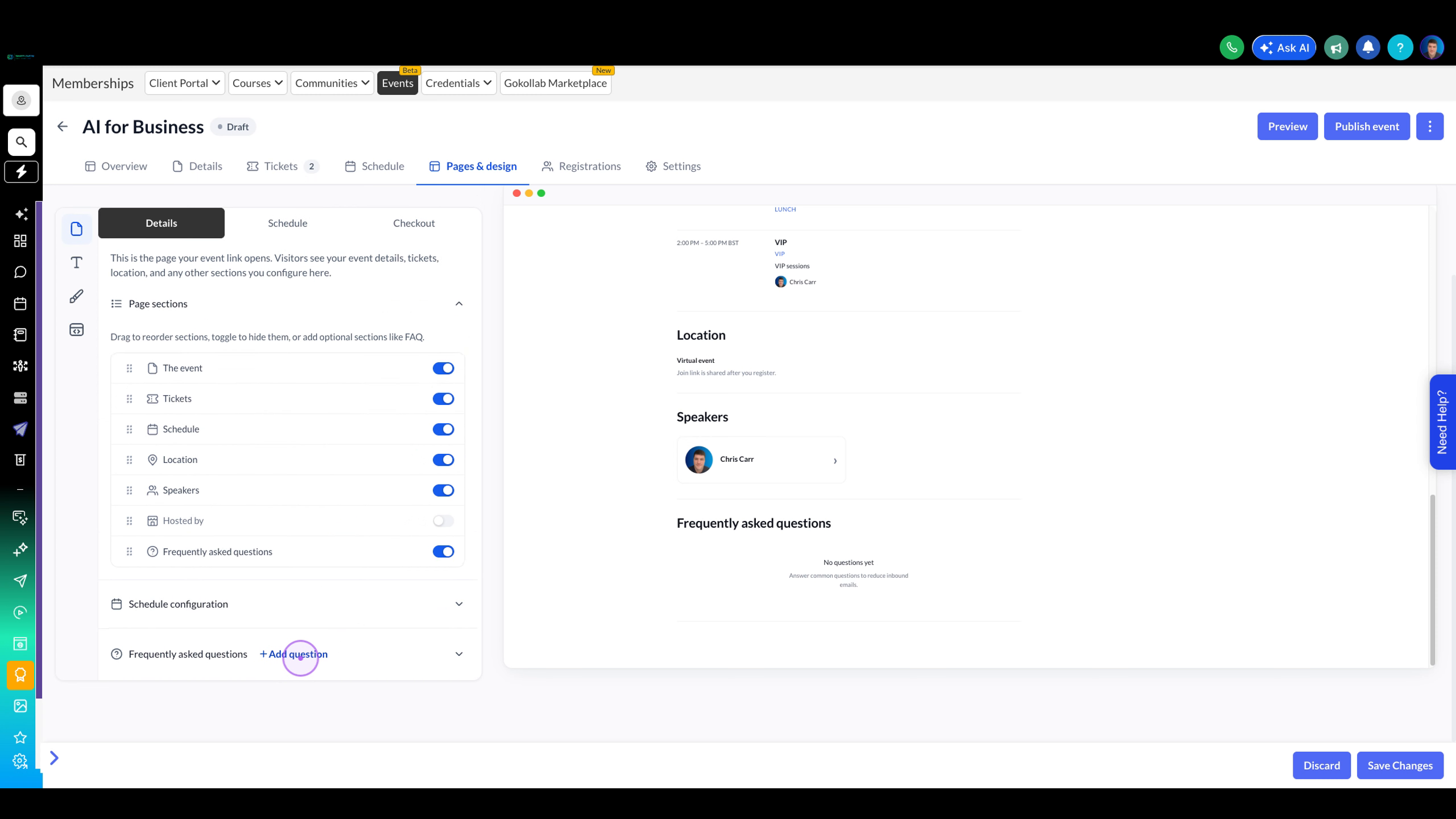 Add FAQ questions