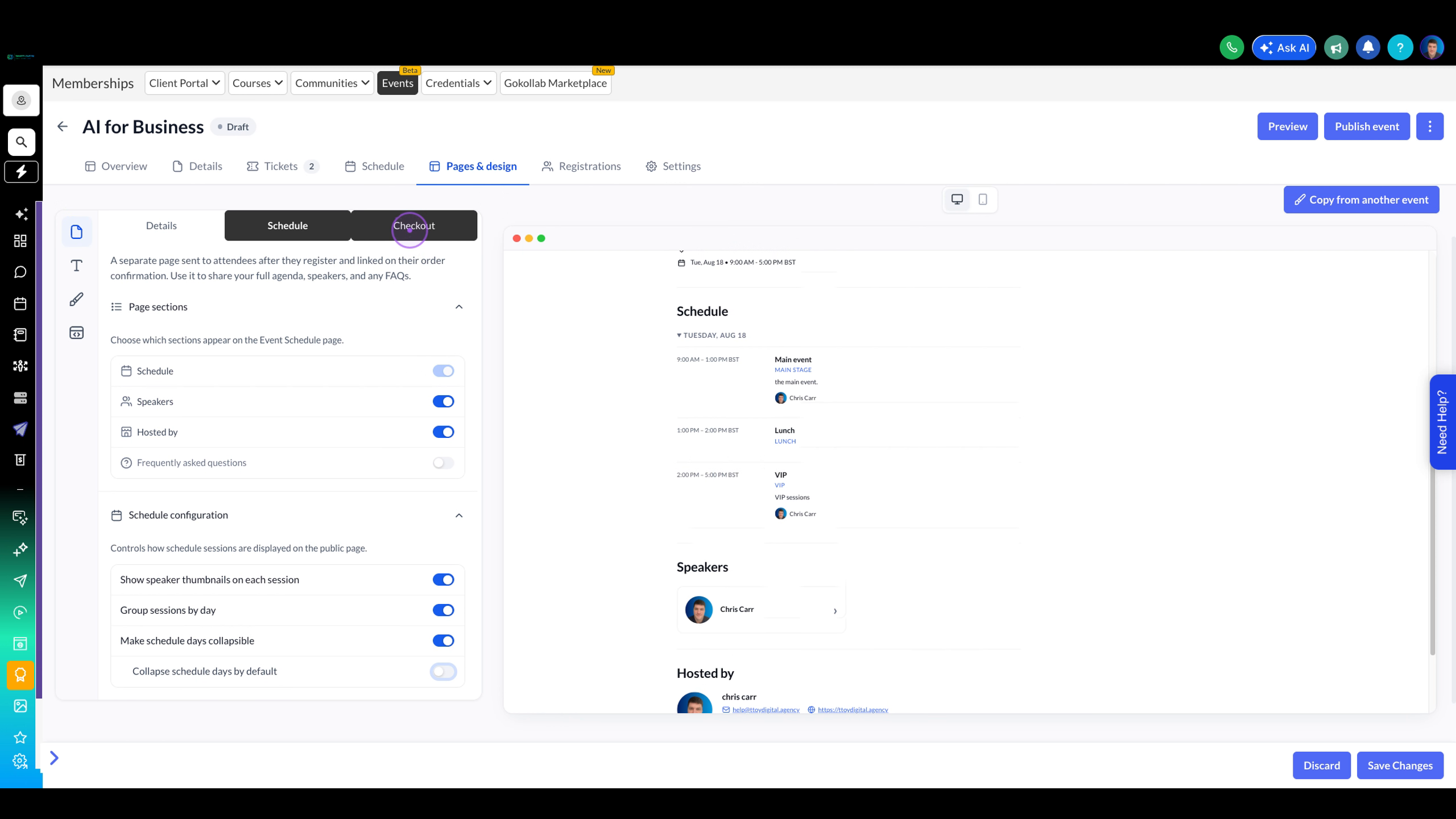 Customize Checkout form