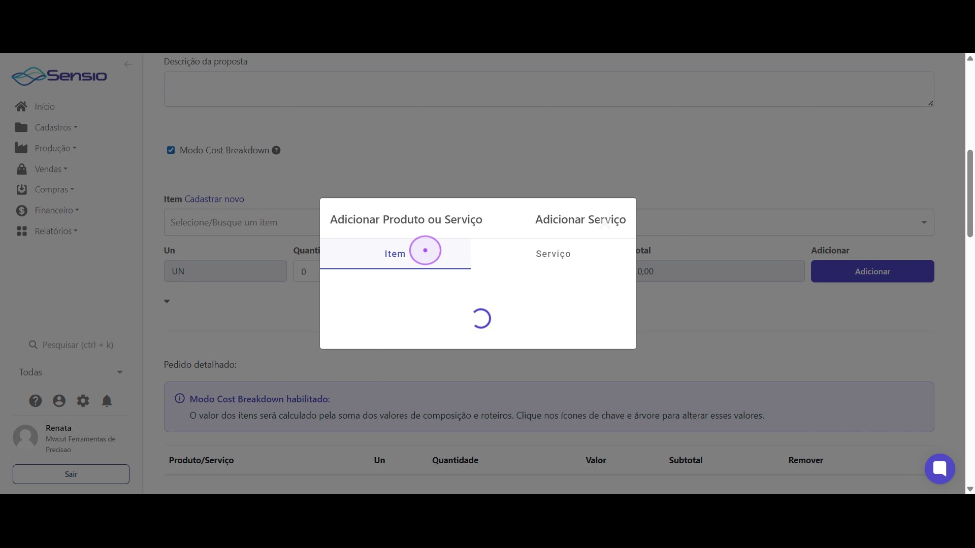 Cadastre um novo produto
